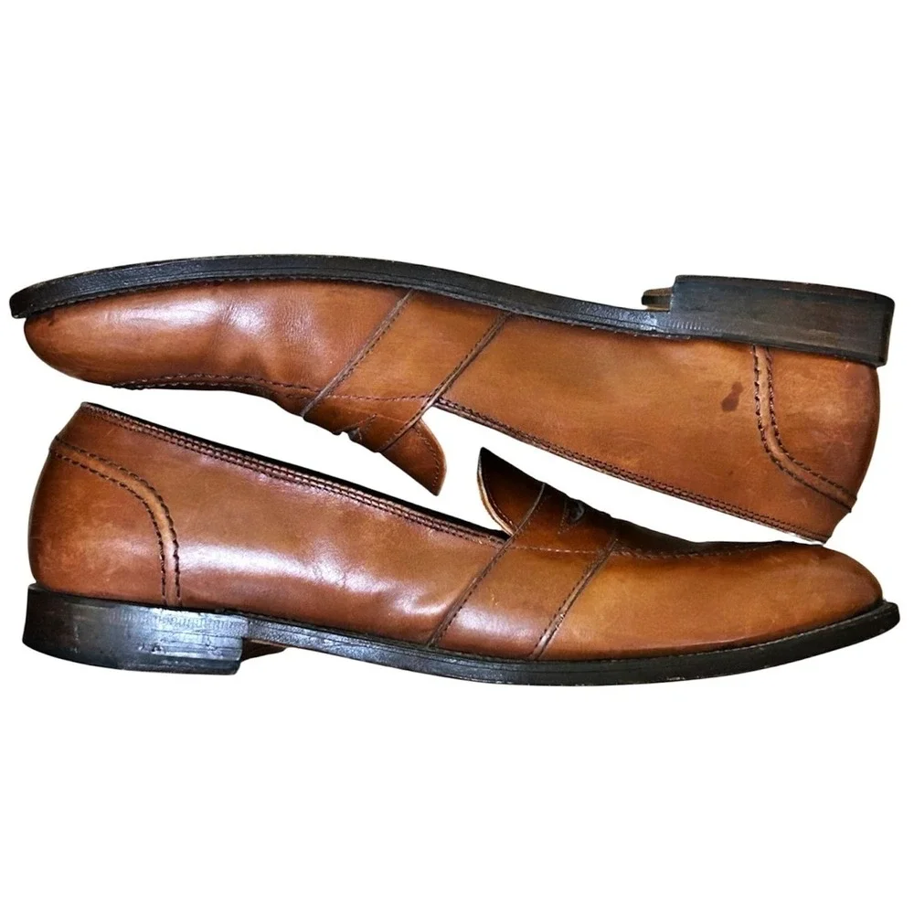 Alden 685 Penny Loafer 13 AAAA/AA Extra Narrow Tan Brown Full Strap Leather Shoe